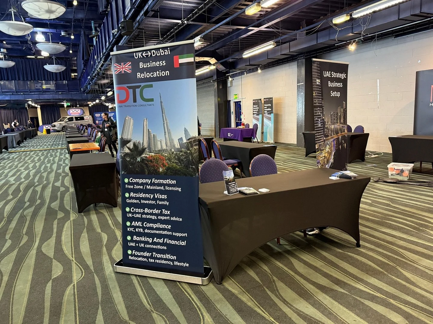 Dubai Transition Consultants exhibition stand